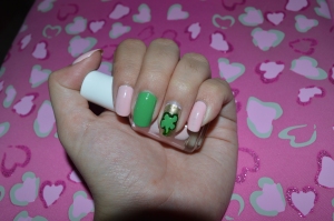 flawless face and st. patricks nails 025